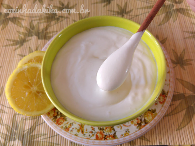 Receita de sour cream Cozinha da Kika
