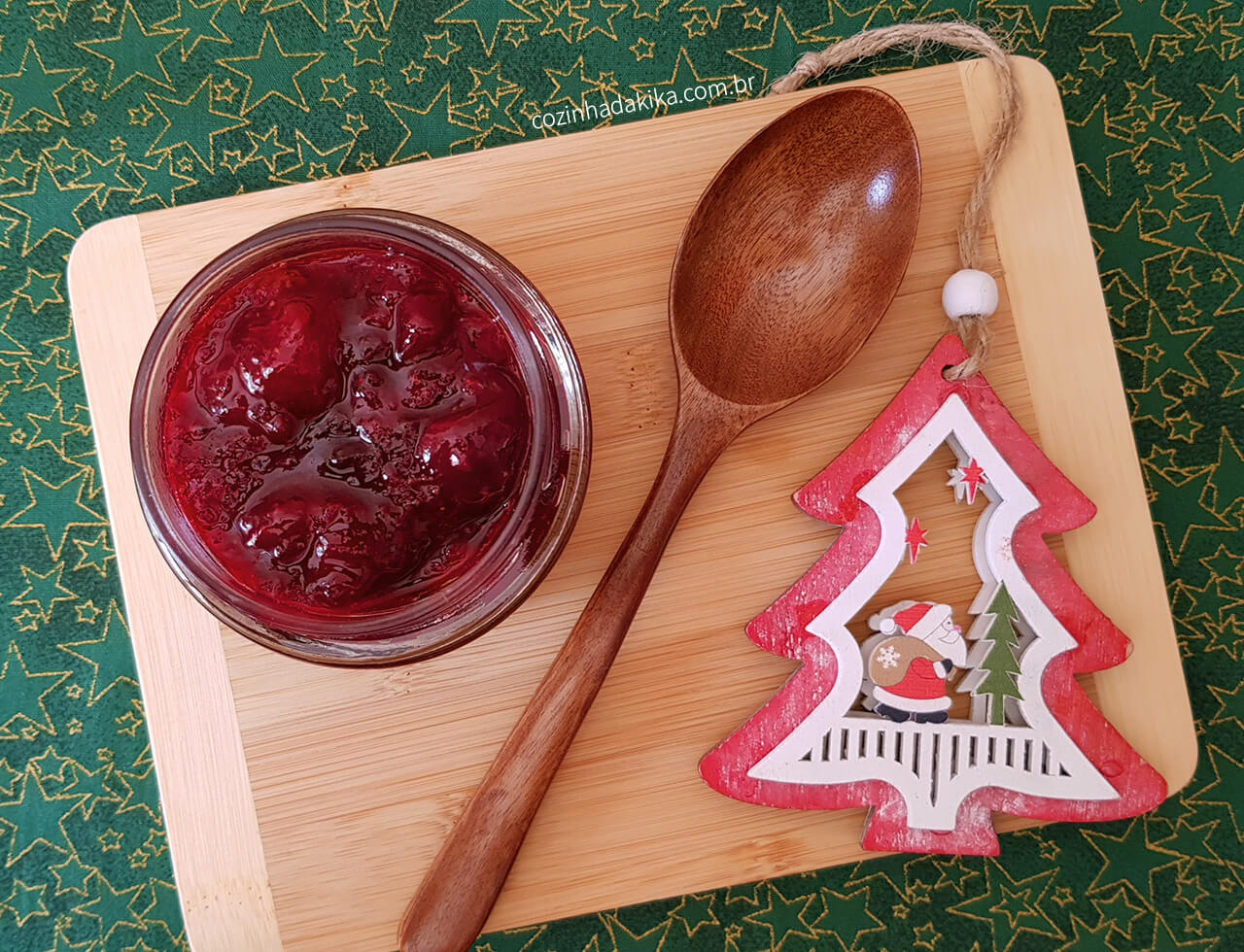 Receita de geléia de cereja e morango | Cozinha da Kika